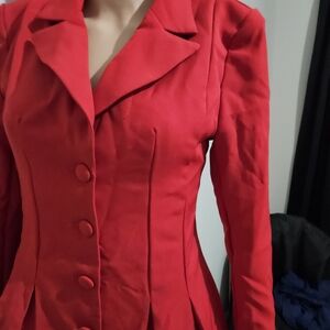 Fashion Nova Scarlet Red Blazer